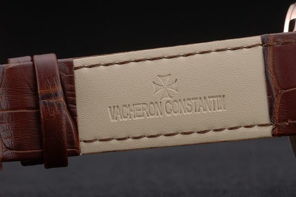 Vacheron Constantin Replica Watches Luxury Leather 80226 - Image 7