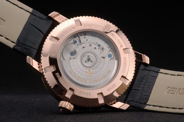 Vacheron Constantin Replica Watches Luxury Leather 80227 - Image 8