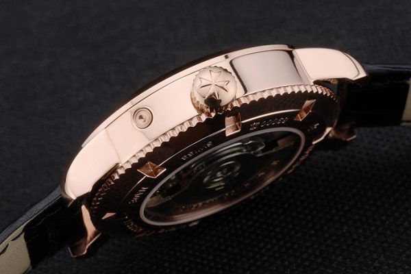 Vacheron Constantin Replica Watches Luxury Leather 80227 - Image 9