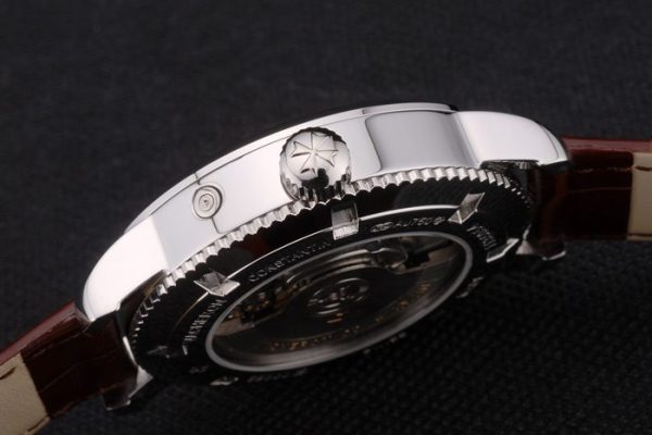 Vacheron Constantin Replica Watches Luxury Leather 80228 - Image 9