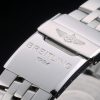 Breitling Certified Polished Silver Stainless Steel Strap Beige Dial Chronograph 80174 - Image 5