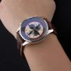 Breitling Certified Brown Leather Strap Beige Dial Chronograph 80175 - Image 3