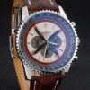Breitling Certified Brown Leather Strap Beige Dial Chronograph 80175 - Image 4