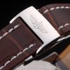 Breitling Certified Brown Leather Strap Beige Dial Chronograph 80175 - Image 7