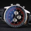 Breitling Certified Black Leather Strap Black Dial Chronograph 80176 - Image 4