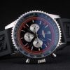 Breitling Certified Black Rubber Strap Black Dial Chronograph 80182 - Image 3