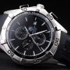 Tag Heuer Aquaracer Tachymeter Bezel Black Dial Black Rubber Strap - Image 4