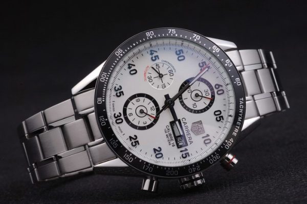 White Carrera Replica Watches 3760 - Image 5