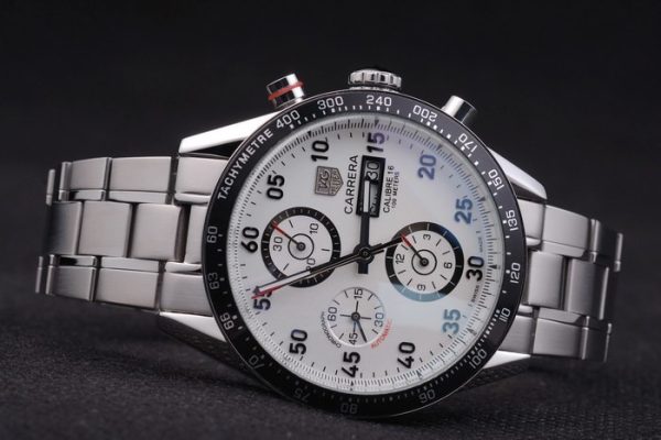 White Carrera Replica Watches 3760 - Image 6