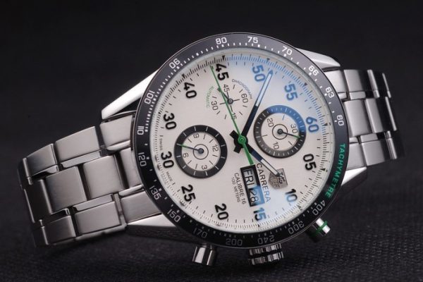 White Carrera Replica Watches 3761 - Image 5