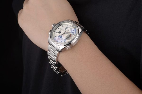 Tag Heuer Carrera Calibre 36 White Dial Stainless Steel Strap 7926 - Image 2