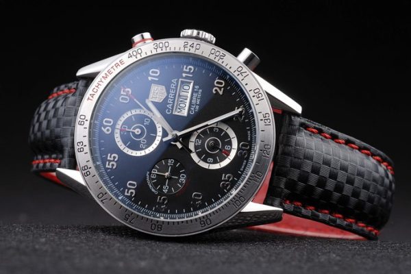 Black Carrera Replica Watches 3759 - Image 7