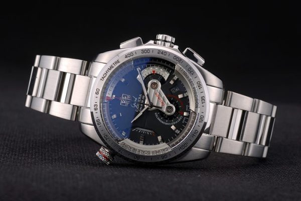 Tag Heuer Carrera Stainless Steel Case and Strap Black Dial 7909 - Image 5