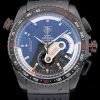 Tag Heuer Carrera Black Ceramic Bezel Rubber Strap 7911