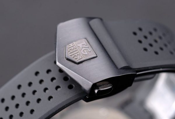 Tag Heuer Carrera Black Ceramic Bezel Rubber Strap 7911 - Image 6