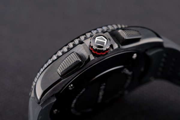 Tag Heuer Carrera Black Ceramic Bezel Rubber Strap 7911 - Image 9