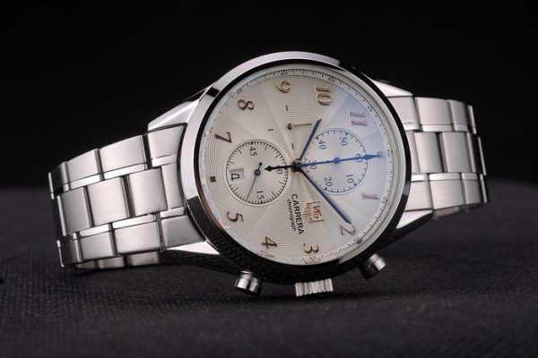 Tag Heuer Carrera White Dial Stainless Steel Strap 7925 - Image 3