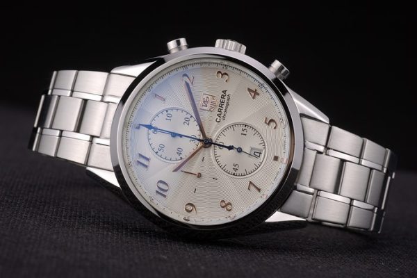 Tag Heuer Carrera White Dial Stainless Steel Strap 7925 - Image 4