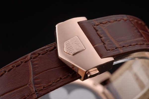 Tag Heuer Carrera Pendulum Brown Leather Strap 7918 - Image 7
