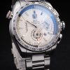 Tag Heuer Carrera Tachymeter Bezel White Dial Stainless Steel Strap