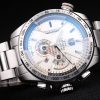 Tag Heuer Carrera Tachymeter Bezel White Dial Stainless Steel Strap - Image 2