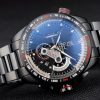 Tag Heuer Carrera Black Stainless Steel Case Black Dial - Image 3