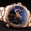 Tag Heuer Carrera Rose Gold Case Black Dial - Image 5