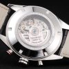 Swiss Tag Heuer Carrera Tachymeter Bezel Black Leather Strap Brown Checkered Dial - Image 10