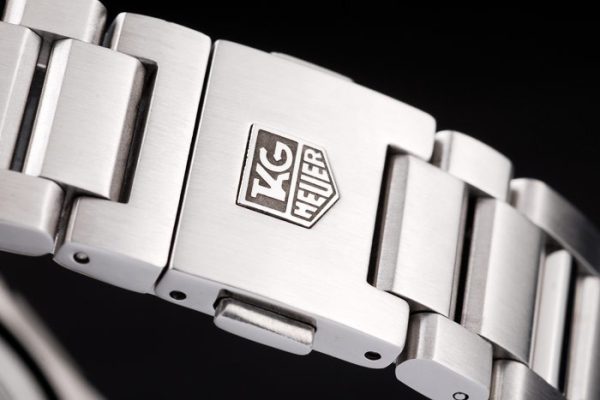 Swiss Tag Heuer Carrera Tachymeter Bezel Stainless Steel White Dial - Image 5