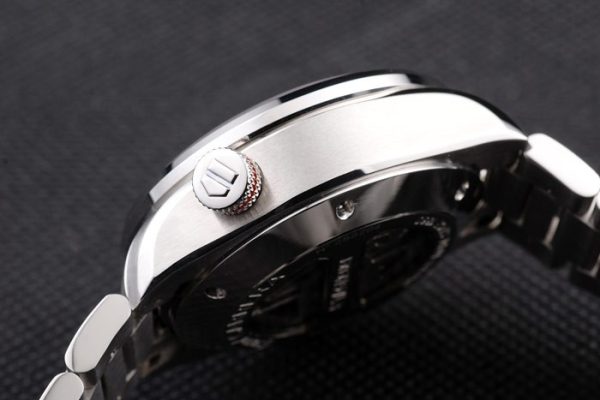 Swiss Tag Heuer Carrera Tachymeter Bezel Stainless Steel White Dial - Image 8