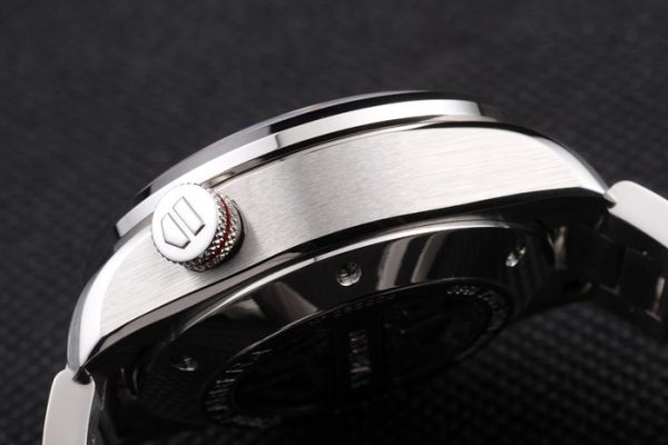 Swiss Tag Heuer Carrera Tachymeter Bezel Stainless Steel Black Dial - Image 9