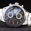 Swiss Tag Heuer Carrera Tachymeter Bezel Stainless Steel Checkered Brown Dial - Image 4