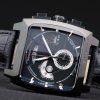 Tag Heuer Monaco Black Ceramic Case Black Dial Black Leather Strap - Image 5
