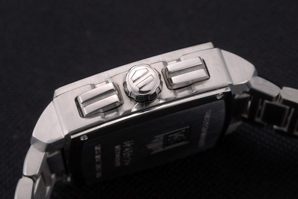 Tag Heuer Monaco Mikrograph Stainless Steel Strap Black Dial 7922 - Image 9
