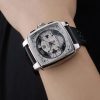 Tag Heuer Monaco Black-Green Perforated Leather Strap White Dial 80306 - Image 2