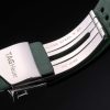 Tag Heuer Monaco Black-Green Perforated Leather Strap White Dial 80306 - Image 7