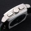Tag Heuer Monaco Black-Green Perforated Leather Strap White Dial 80306 - Image 9