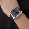 Tag Heuer Monaco Mikrograph Black Leather Strap Black Dial 7923 - Image 4