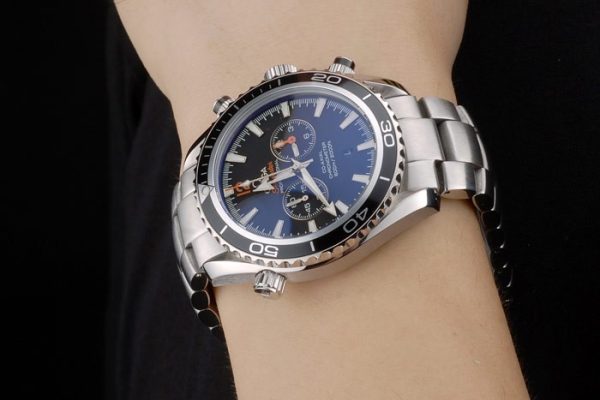 Omega Seamaster Planet Ocean Black Tachymeter Black Dial Stainless Steel Strap 80240 - Image 2