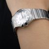 Swiss Lady Omega Constellation Stainless Steel Bracelet Silver Dial 80290 - Image 9