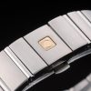 Swiss Lady Omega Constellation Crystal Encrusted Bezel Silver Dial 80291 Radial - Image 5