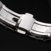 Swiss Lady Omega Constellation Crystal Encrusted Bezel Silver Dial 80291 Radial - Image 6