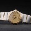 Swiss Lady Omega Constellation Golden Dial Stainless Steel Bracelet 80292 - Image 4