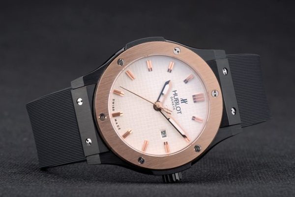 Hublot Big Bang Black Rubber Strap Beige Dial 80200 - Image 3