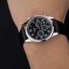 Longines Master Collection Black Leather Strap Black Dial 80224 - Image 2