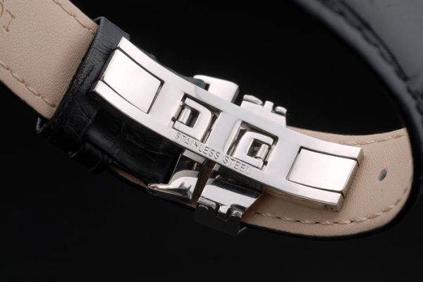 Longines Master Collection Black Leather Strap Black Dial 80224 - Image 7